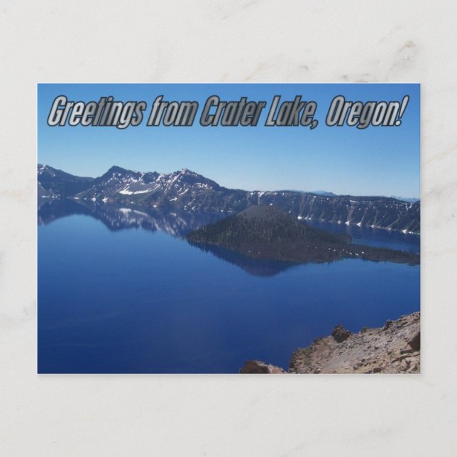 Crater Lake National Park Postcard (Front)