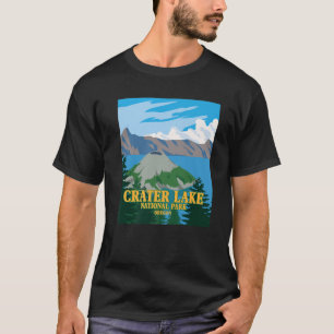 Crater Lake National Park - Tourism Vintage Poster T-Shirt