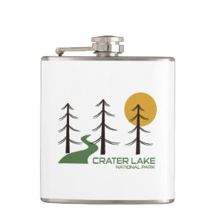 Crater Lake National Park Trail Hip Flask