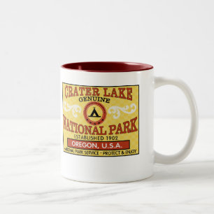 Crater Lake National Park Two-Tone Coffee Mug