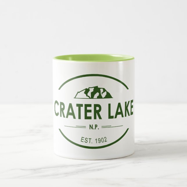 Crater Lake National Park Two-Tone Coffee Mug (Center)