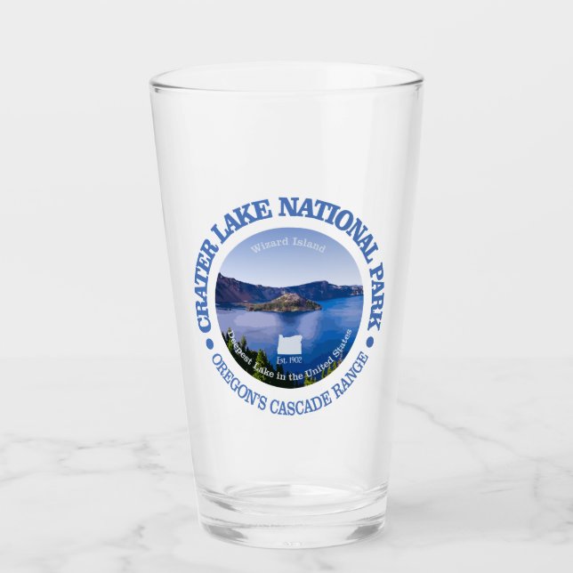 Crater Lake NP Glass (Front)