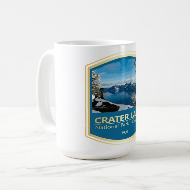 Crater Lake NP (PF1) Coffee Mug (Front Left)