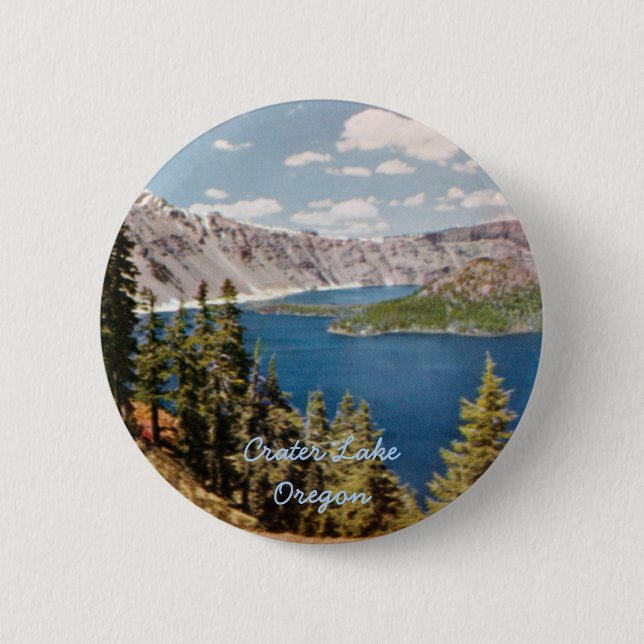 Crater Lake Oregon Button (Front)