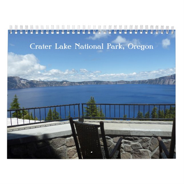 Crater Lake Oregon Calendar (Cover)