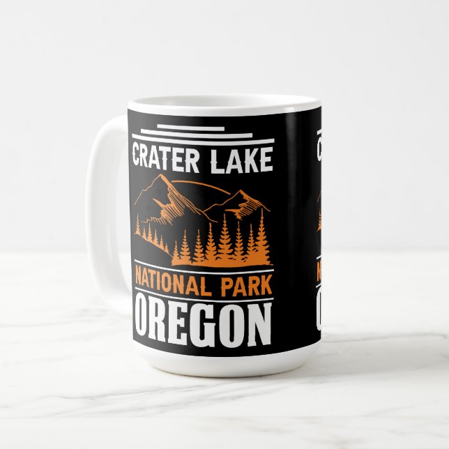 Crater Lake Oregon Coffee Mug (Front Left)