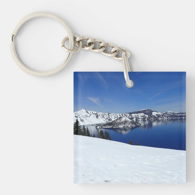 Crater Lake, Oregon Key Ring (Front)