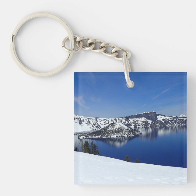 Crater Lake, Oregon Key Ring (Front)