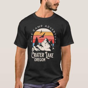 Crater Lake Oregon Nature Hike Mountains Outdoors T-Shirt