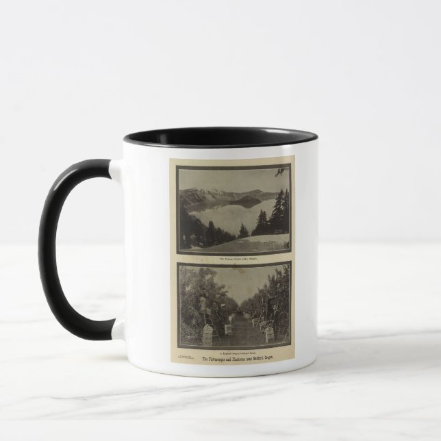 Crater Lake Oregon Orchard scene Mug (Left)