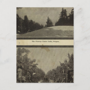 Crater Lake Oregon Orchard scene Postcard