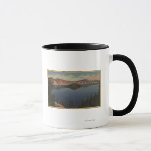 Crater Lake, Oregon - Wizard Island View #2 Mug