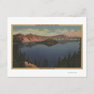 Crater Lake, Oregon - Wizard Island View #2 Postcard