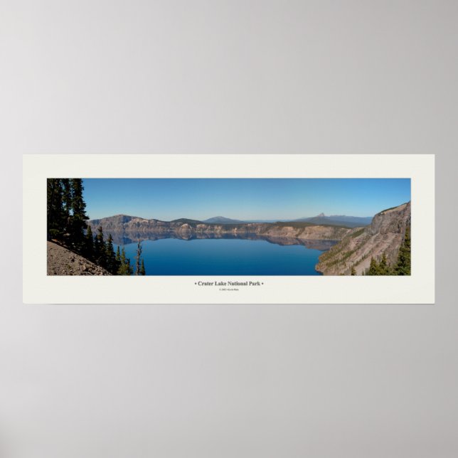 Crater Lake Panorama Poster (Front)