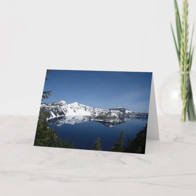 Crater Lake Photo Card (Front)