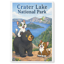 Crater National Park Magnet by Catnaps-N-Chaos