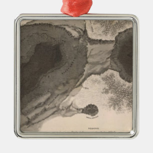 Crater of Kilauea, Hawaii Metal Tree Decoration