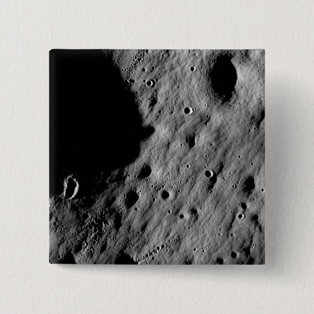 Cratered regions 15 cm square badge (Front)