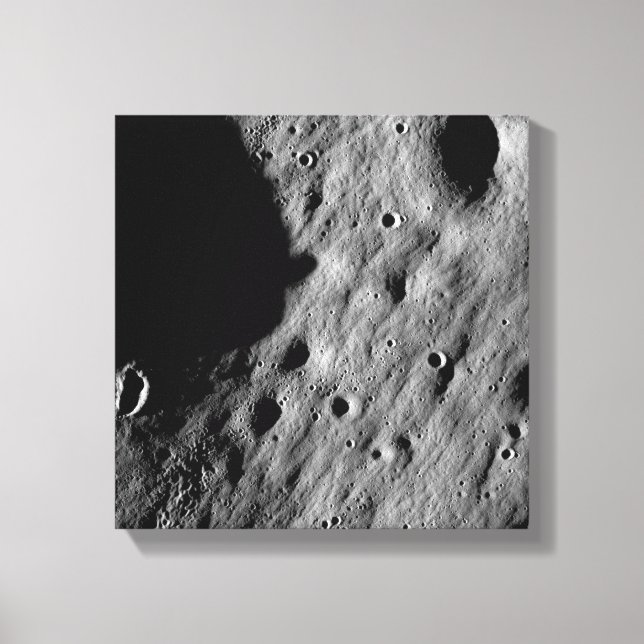 Cratered regions canvas print (Front)