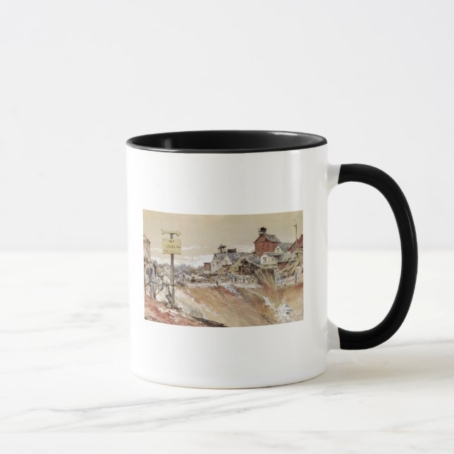 Craters at Ham-Saint-Quentin Mug (Right)
