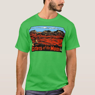 Craters of the Moon Idaho Vintage Travel T-Shirt