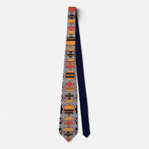 CRAVATE MOTIF KABYLE AMAZIGH SYMBOLE DES BERBERES TIE