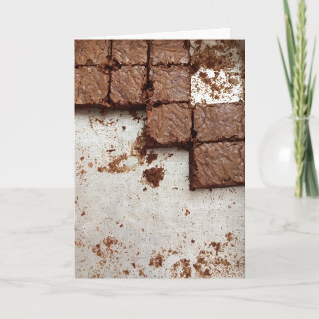 'Craving Brownies' Greeting Card (Front)