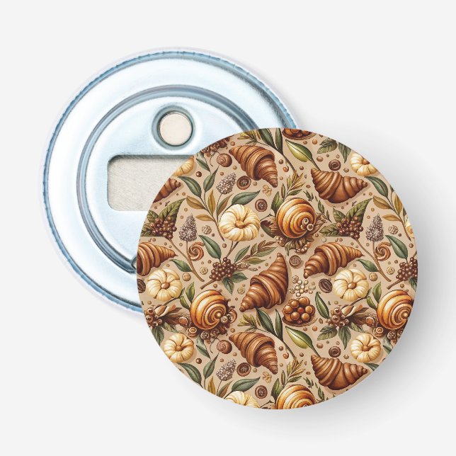 Craving Croissants  Bottle Opener (Front)