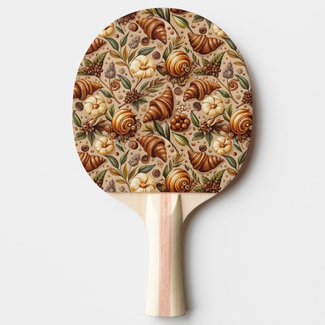 Craving Croissants  Ping Pong Paddle (Front)