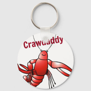 Crawdaddy Red Crayfish Key Ring