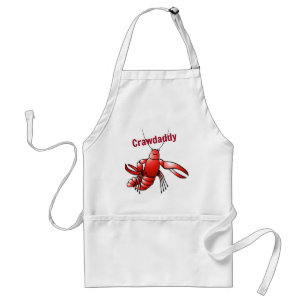 Crawdaddy Red Crayfish Standard Apron