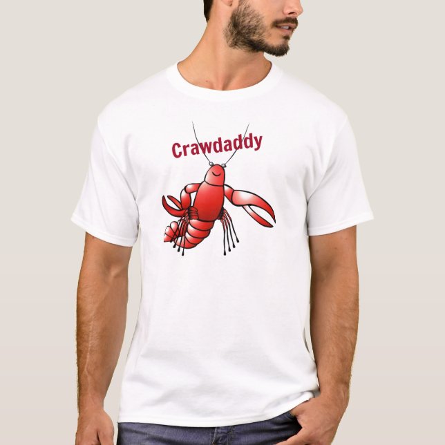 Crawdaddy Red Crayfish T-Shirt (Front)