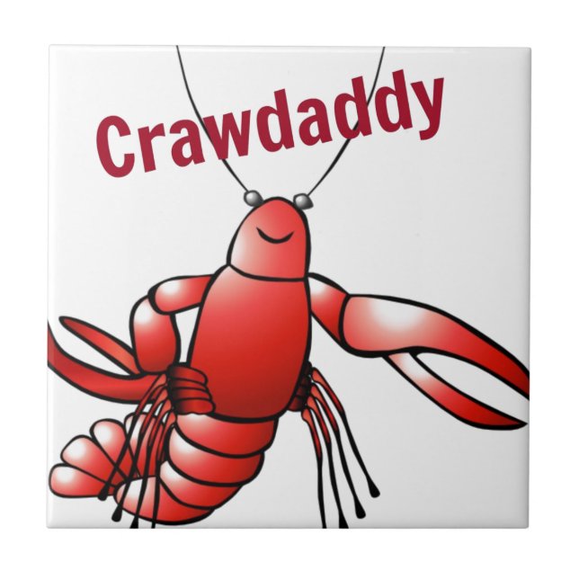 Crawdaddy Red Crayfish Tile (Front)