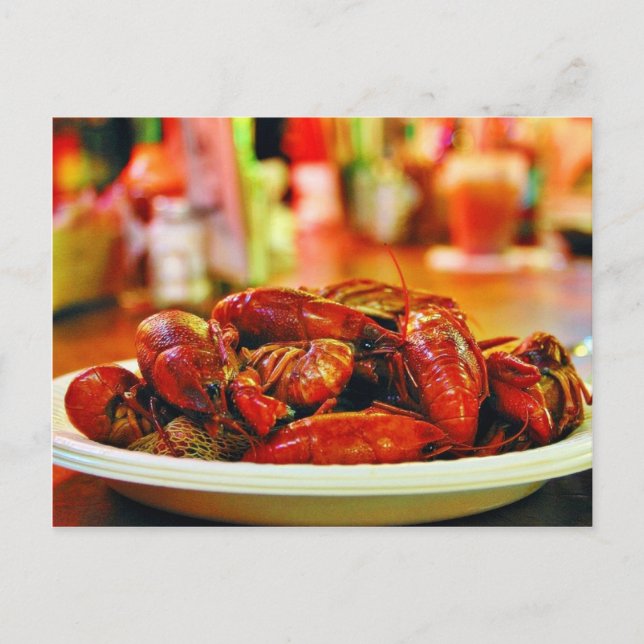 Crawfish At The Acme Oyster House Postcard (Front)