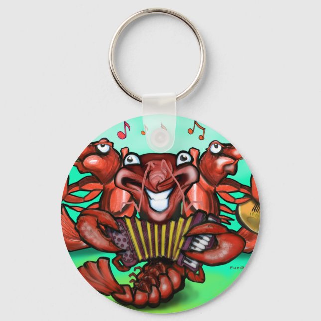 Crawfish Band Key Ring (Front)