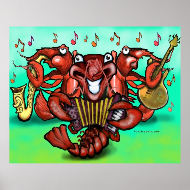 Crawfish Band Poster (Front)