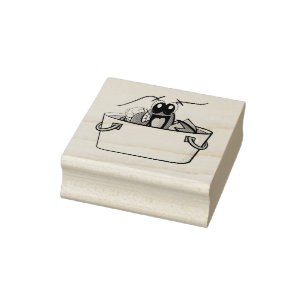 Crawfish Boil Annual Family Party Picnic Rubber Stamp