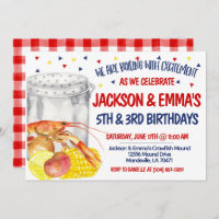 Crawfish Boil Birthday Invitation
