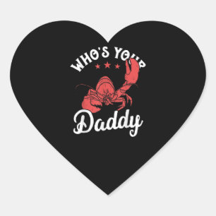Crawfish Boil Cajun Men Mardi Gras Astacology Gift Heart Sticker