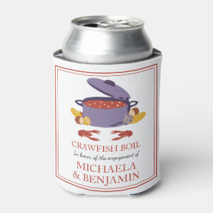 Crawfish Boil Couples Shower Engagement Party Can Cooler