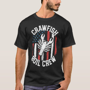 Crawfish Boil Crew Cajun For Men Mardi Gras T-Shirt