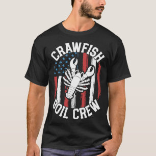 Crawfish Boil Crew Funny Cajun Shirts For Men Mard