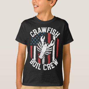 Crawfish Boil Crew Funny Cajun Shirts For Men Mard