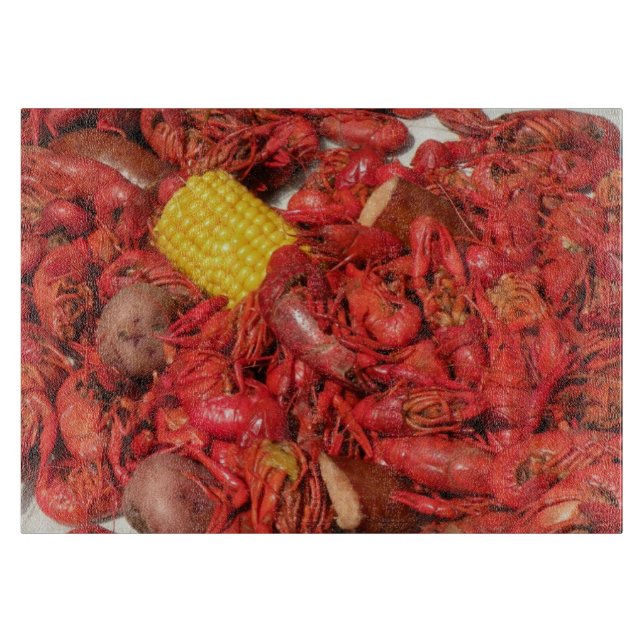 Crawfish Boil Cutting Board (Front)