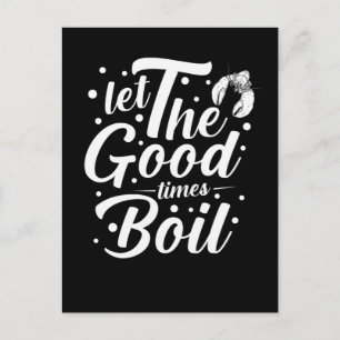 Crawfish Boil Funny Crayfish Cooking Lobsters Postcard