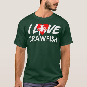 Crawfish Boil Funny I Love Seafood Festival Retro  T-Shirt