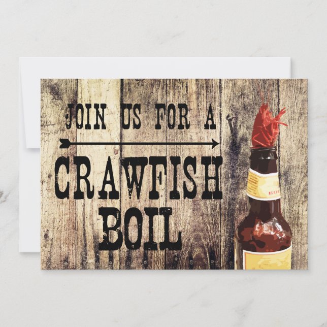 Crawfish Boil Invitation (Front)