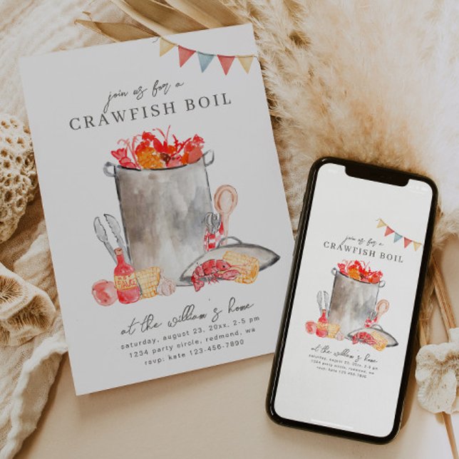 Crawfish Boil Invitations | Crawfish Boil (Creator Uploaded)