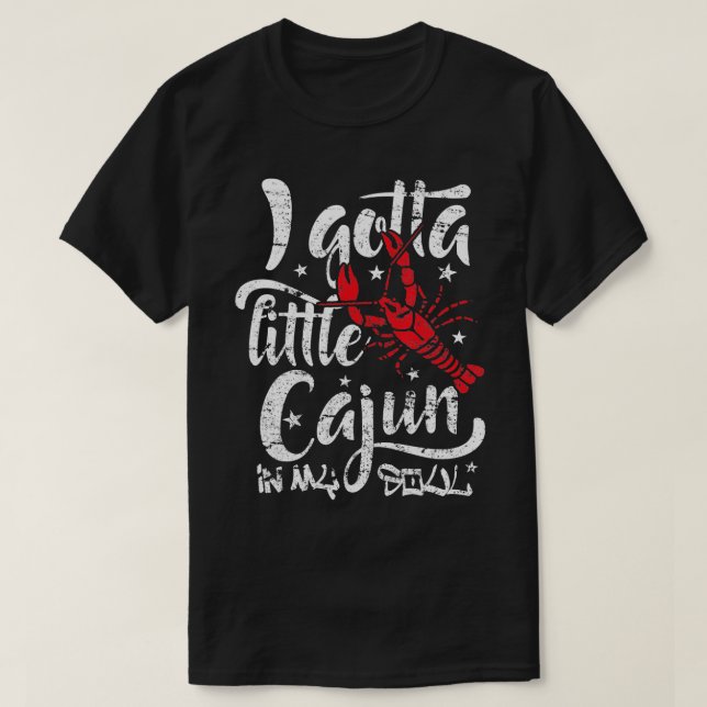Crawfish Boil Little Cajun In My Soul Crayfish Fes T-Shirt (Design Front)