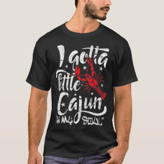 Crawfish Boil Little Cajun In My Soul Crayfish Fes T-Shirt